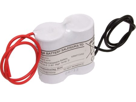 Yuasa 2DH4-0L3 - Emergency Battery 2 Cell Side by Side c w Leads For Cheap