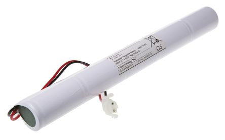 Yuasa 5DH4-0LA4 - Emergency Battery 5 Cell Stick with Leads & Amp Supply