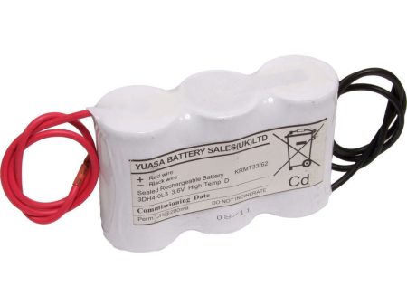 Yuasa 3DH4-0L3 Emergency Battery 3 Cell Side by Side c w Leads For Sale