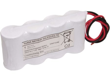 Yuasa 4DH4-0L3 - Emergency Battery 4 Cell Side by Side c w Leads Cheap