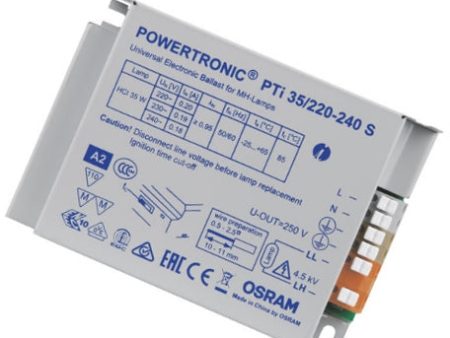 Osram PTi 35 220-240 S POWERTRONIC INTELLIGENT PTi S | ECG for HID lamps, for installation in luminaires Online