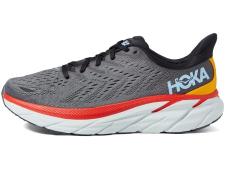 Hoka Clifton 8 Men s (Wide) Everyday Running Shoe - Anthracite   Castlerock - Size 10.5 on Sale