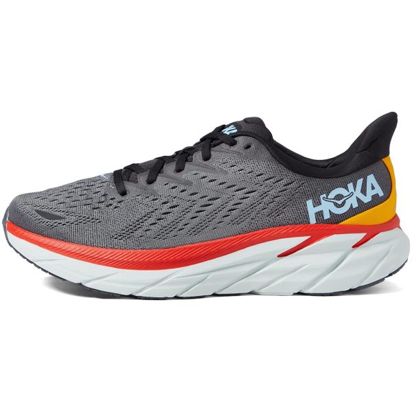 Hoka Clifton 8 Men s (Wide) Everyday Running Shoe - Anthracite   Castlerock - Size 10.5 on Sale