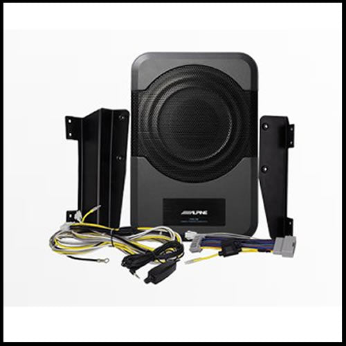 ALPINE PWE-S8-WRA  8-inch Compact Powered Subwoofer System for 2011-Up 4-door Jeep Wrangler Fashion