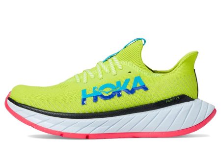 Hoka Carbon X 3 Men s Racing Running Shoe - Evening Primrose   Scuba Blue - Size 13 For Sale