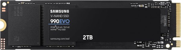 Samsung 1TB 990 EVO NVMe Gen 4 SSD Internal Hard Drive Fashion