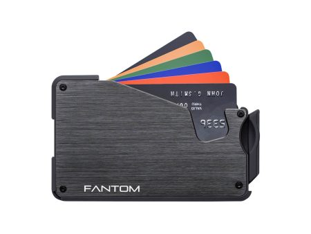 Fantom S Wallet | Extra Slim for 4 to 7 Cards | Black Supply