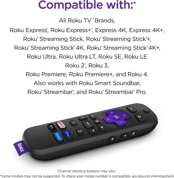 Roku Voice Remote Pro - Replacement Remote Control Supply