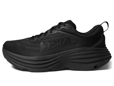 Hoka Bondi 8 Men s (Wide) Everyday Running Shoe - Black   Black - Size 12EE For Sale