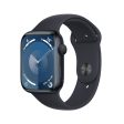 Apple Watch Series 9 GPS 45mm Midnight Aluminum Case with Midnight Sport Band - M L (2024) Online