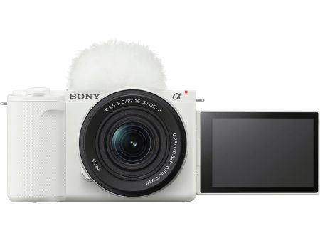 Sony Alpha ZV-E10 II 26MP APS-C Mirrorless Vlog Camera w 16-50mm Lens - White Online