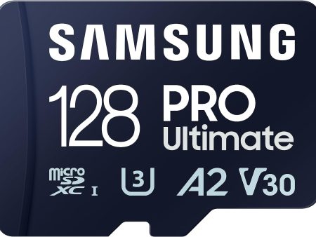 (Open Box) Samsung microSD PRO Ultimate 128GB Memory Card Supply