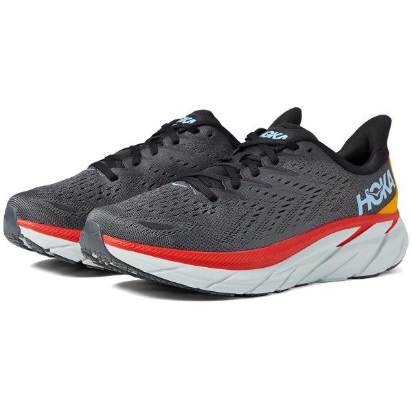 Hoka Clifton 8 Men s (Wide) Everyday Running Shoe - Anthracite   Castlerock - Size 12 Online