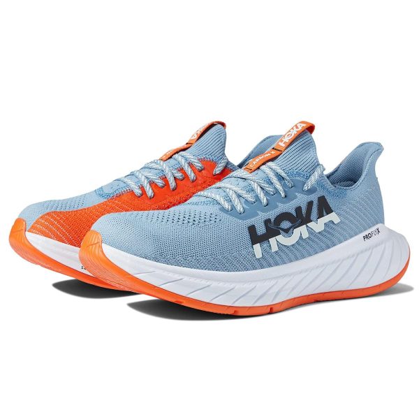 Hoka Carbon X 3 Men s Racing Running Shoe - Mountain Spring   Puffin s Bill - Size 11 on Sale