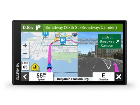 Garmin DriveSmart 66, 6-inch Car GPS Navigator with Bright, Crisp High-resolution Maps and Garmin Voice Assist For Sale