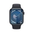 Apple Watch Series 9 GPS 45mm Midnight Aluminum Case with Midnight Sport Band - M L (2024) Online