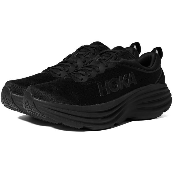 Hoka Bondi 8 Men s (Wide) Everyday Running Shoe - Black   Black - Size 9.5EE Online Sale