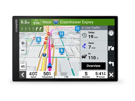 Garmin DriveSmart 76, 7-inch Car GPS Navigator with Bright, Crisp High-resolution Maps and Garmin Voice Assist Online now