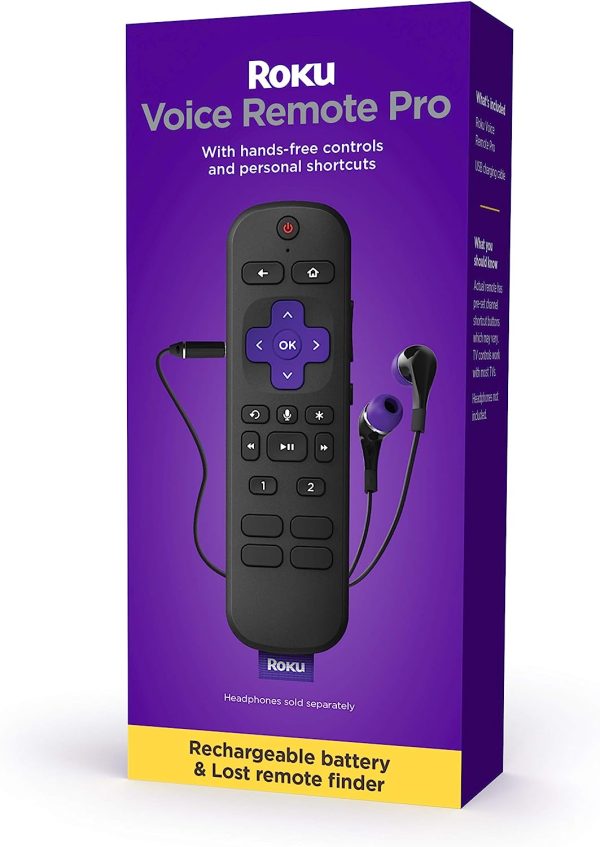 Roku Voice Remote Pro - Replacement Remote Control Supply