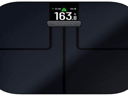 Garmin Index S2, Smart Scale with Wireless Connectivity, Measure Body Fat, Muscle, Bone Mass, Body Water% and More, Black Online Hot Sale