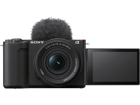 Sony Alpha ZV-E10 II 26MP APS-C Mirrorless Vlog Camera w 16-50mm Lens - Black For Discount