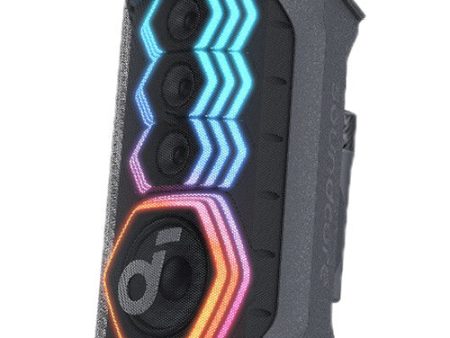 Soundcore by Anker Rave 3 | Karaoke Party Speaker with Two Wireless Microphones and Customizable Light Show - Black For Cheap