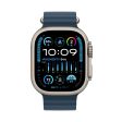 Apple Watch Ultra 2 GPS + Cellular, 49mm Titanium Case with Blue Ocean Band - MREG3LW A (2024) Discount