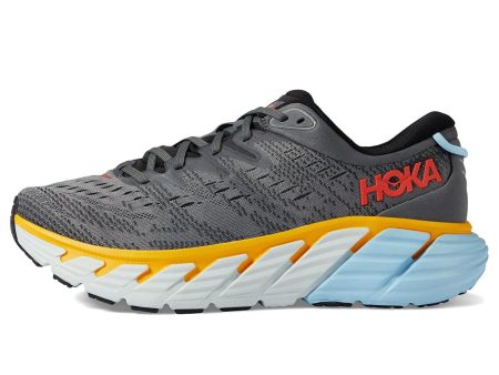 Hoka Gaviota 4 Men s Everyday Running Shoe - Castlerock   Anthracite - Size 9.5 For Discount