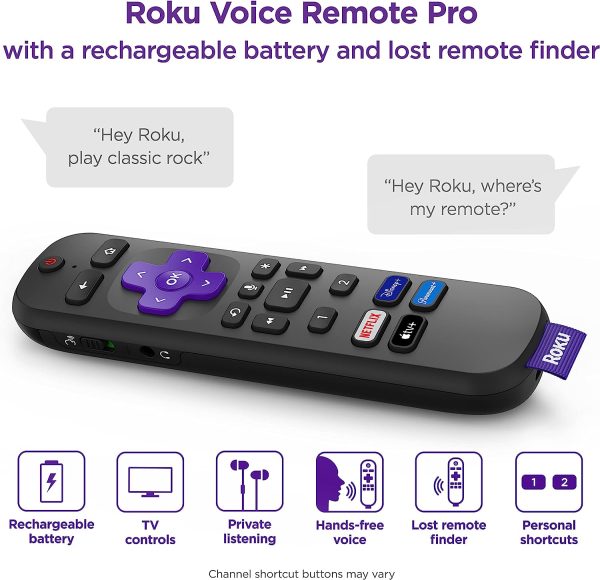 Roku Voice Remote Pro - Replacement Remote Control Supply