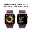 Apple Watch Series 10 GPS 42mm Rose Gold Aluminum Case with Plum Sport Loop - MWWK3LW A (2024) on Sale