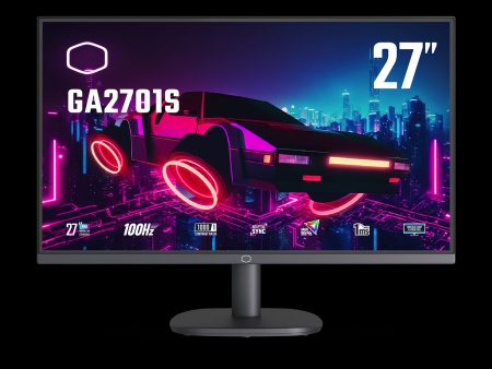 Cooler Master GA2701S 27” 100Hz FHD 1920×1080and PC Monitor, 1ms (MPRT), Adaptive Sync, VGA*1, HDMI*1 (CMI-GA2701S-US) Online Sale