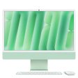 Apple 24-inch iMac with Retina 4.5K display: M4 chip w 10C CPU   10C GPU, 256GB SSD, 16GB Memory - Green - MWUY3LL A (Fall 2024) Fashion