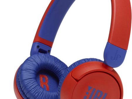 JBL JR 310BT Wireless Youth On - Ear Headphone - Red Blue Online Hot Sale