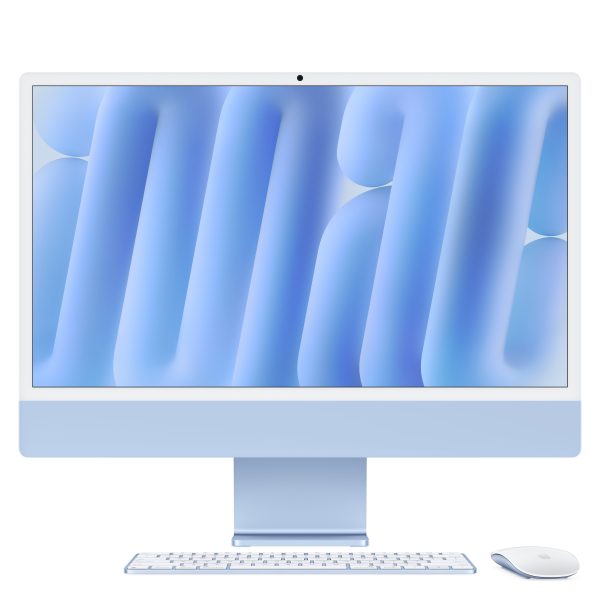 Apple 24-inch iMac with Retina 4.5K display: M4 chip w 8C CPU   8C GPU, 256GB SSD, 16GB Memory - Blue - MWUF3LL A (Fall 2024) Cheap