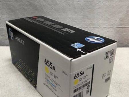 HP CF452A  ( HP 655A ) Toner Cartridge Yellow LaserJet Flow M681 M682 LaserJet  M652 M653 Discount